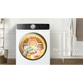 [HOT DEAL] TCL Dryer เครื่องอบผ้า 9 kg. รุ่น WT09KFDYW และ 11 kg. รุ่น WT11KFDYW เครื่องอบผ้าฝาหน้า Venting ตั้งเวลาอบ