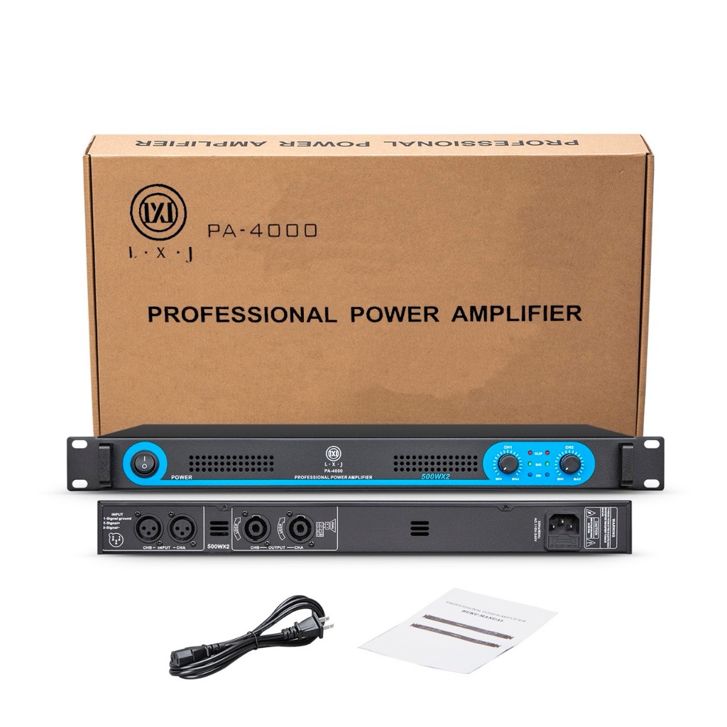 เวอร์ สวิทชิ่ง switching เพาเวอร์แอมป์ 🔥 ยี่ห้อ LXJ รุ่น PA-4000🔥 -✔เพาเวอร์แอมป์ 1000W -✔Power Swit