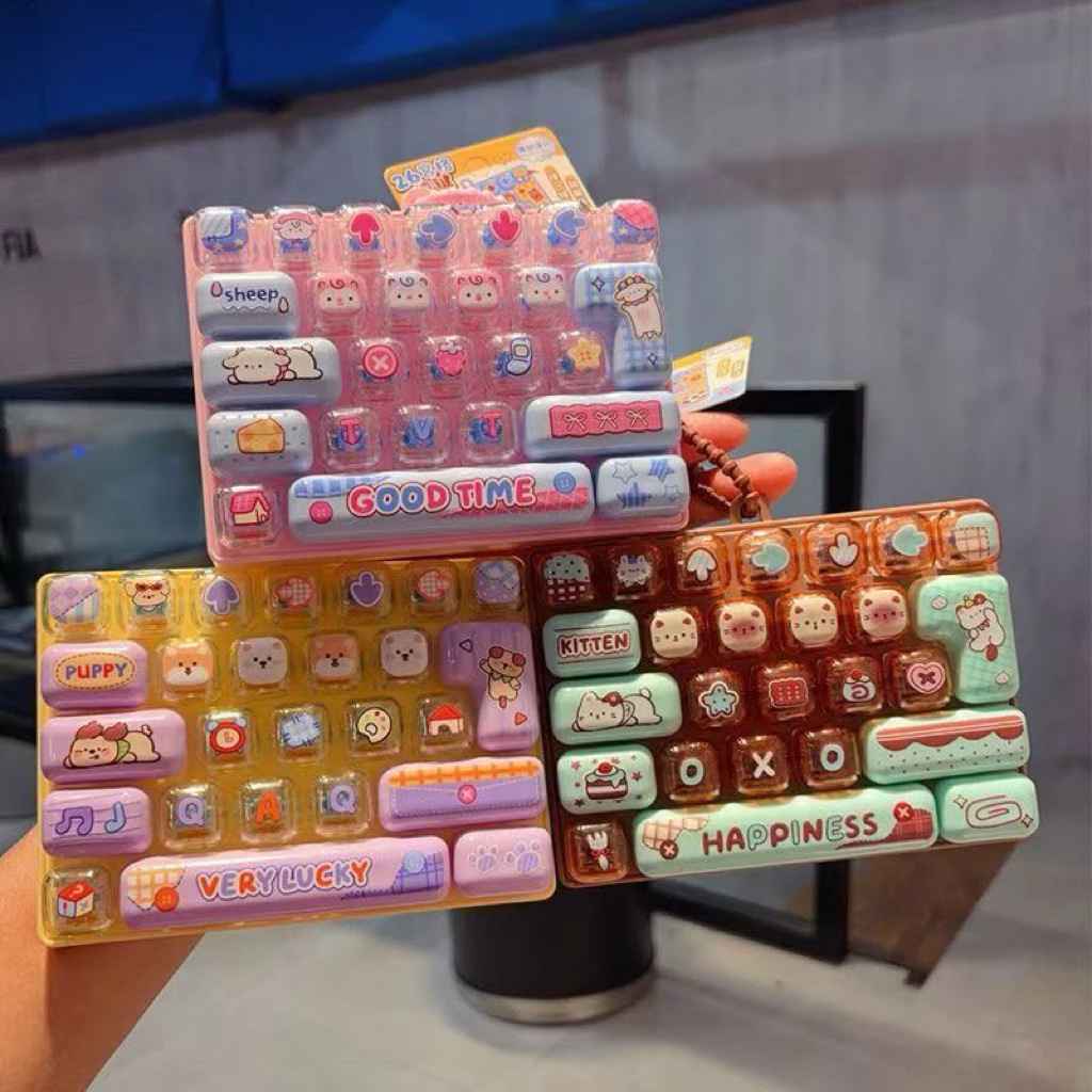 พร้อมส่งในไทย ส่งด่วน พวงกุญแจคีย์บอร์ด แป้นพิมพ์เสียงชัดเจน กดครายเครียด ของเล่น กดเพลินๆ มี2รุ่น มีไฟกับไม่มีไฟ thumbnail 4
