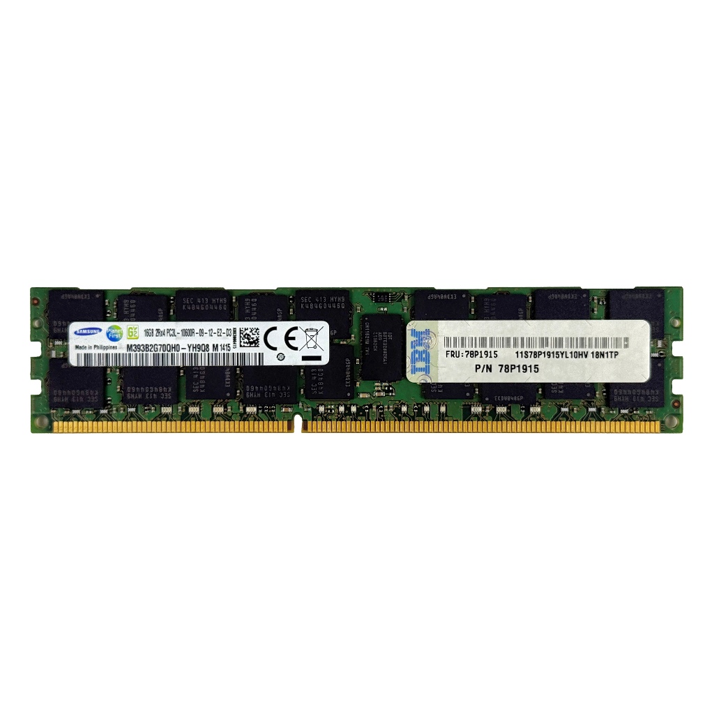 RAM ECC Samsung 16GB DDR3L 1333MHz 2RX4 PC3L 10600R สำหรับ X58 X79 X99 มือสอง