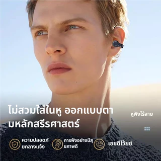 หูฟังไร้สาย Neo U12 แบบคลิปหู Bluetooth พร้อมระบบแสดงผล LED อัจฉริยะ หูฟังขนาดเล็กที่ยึดติดพร้อมฟังก์ชันการตัดเสียงรบ