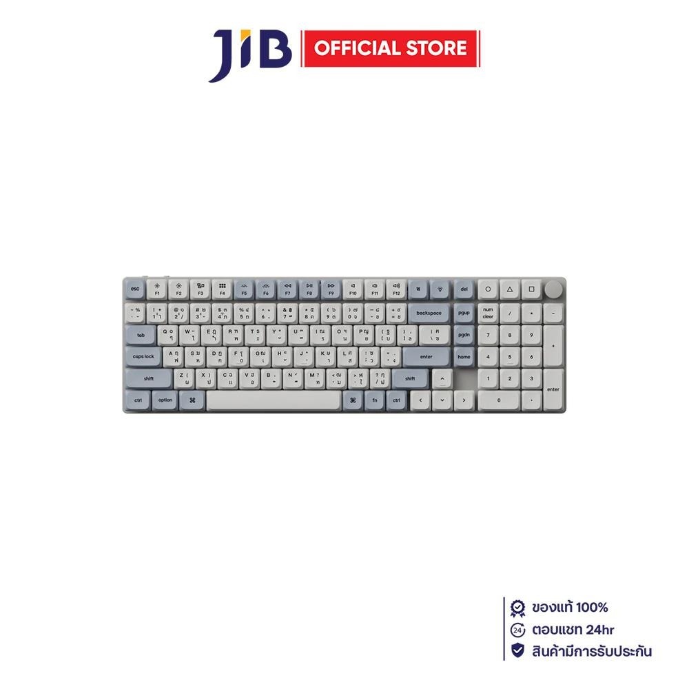 WIRELESS KEYBOARD (คีย์บอร์ดไร้สาย) KEYCHRON K17 MAX - QMK/VIA GATERON LOW-PROFILE RGB EN/TH RETRO B