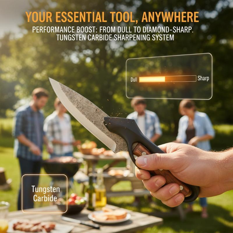 Luxe-tSingle-head Handle Sharpening Stone for Everyday Kitchen Use Sharpening Stone