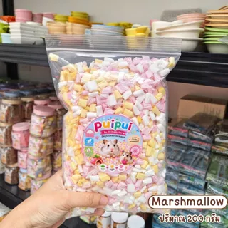Puipui รองกรงกระดาษสำหรับแฮมสเตอร์และสัตว์เล็ก ไร้ฝุ่น นุ่ม ซึมซับดี ปริมาณ 200 กรัม