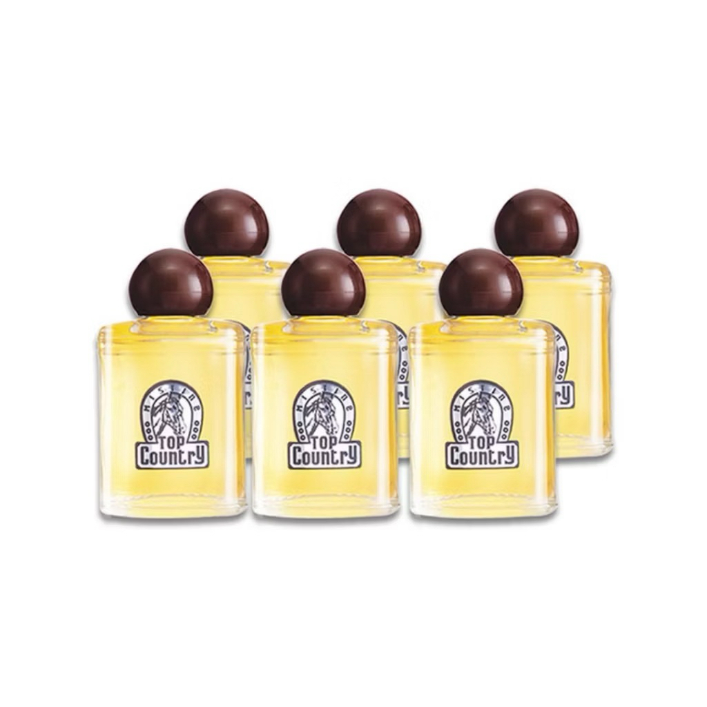 [ 1แพ็ค ] Mistine มิสทิน มินิ เพอร์ฟูม ท๊อป คันทรี่ ผลิตภัณฑ์น้ำหอมหัวม้า ขนาด 14 มล. (แพ็ค6ขวด)