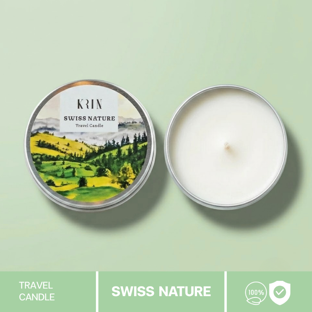 Krin Travel Candle เทียนหอม (Swiss nature)
