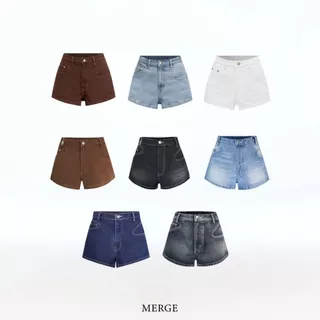 Merge Official - Rayleigh Denim Shorts (พร้อมส่ง)