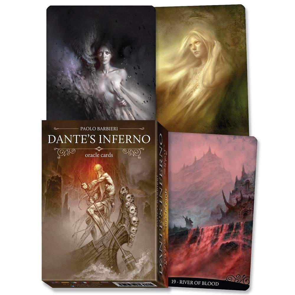 ✨พร้อมส่งแท้💯/Instock Dante's Inferno Oracle Cards  🔮ไพ่ออราเคิล