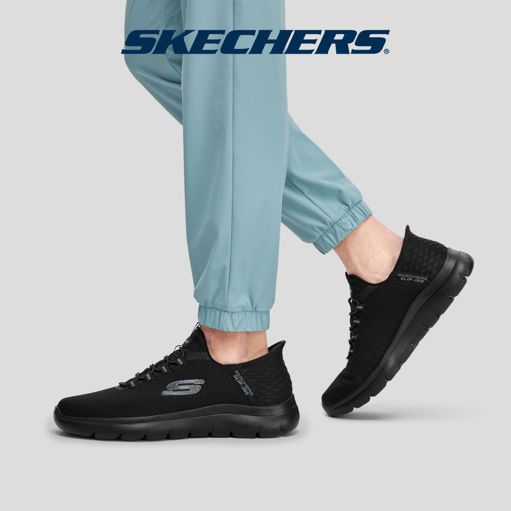 Skechers สเก็ตเชอร์ส รองเท้าผู้ชาย Men Slip-ins Summits Sport Shoes - 232457-BBK - Air-Cooled Memory Foam Air-Cooled Mem