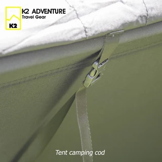 เต็นท์ COT สีดำ 1 คน และเตียงสนาม K2 ADVENTURE น้ำหนักเบา กันฝนกันลม ใส่ปี๊บข้างปี๊บหลังได้ ฯลฯ