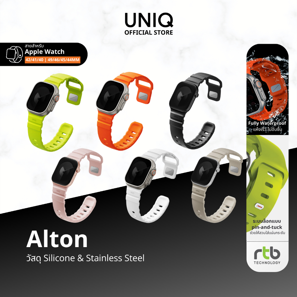 UNIQ สาย Apple Watch (42/41/40mm-49/46/45/44mm) สายนาฬิกา รุ่น REVIX EVO