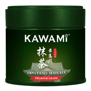 คาวามิ ยาเมะพรีเมี่ยม100% แบบกระปุก30 กรัม KAWAMI 100% PREMIUM YAME MATCHA POWDER .