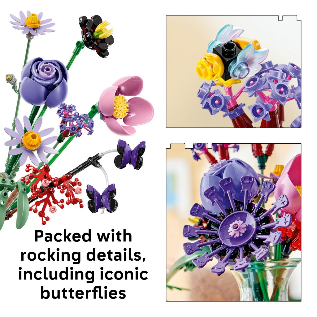 LEGO Botanicals ‏11507 باقة أوليفيا رودريغو (400 قطعة) — صورة 7