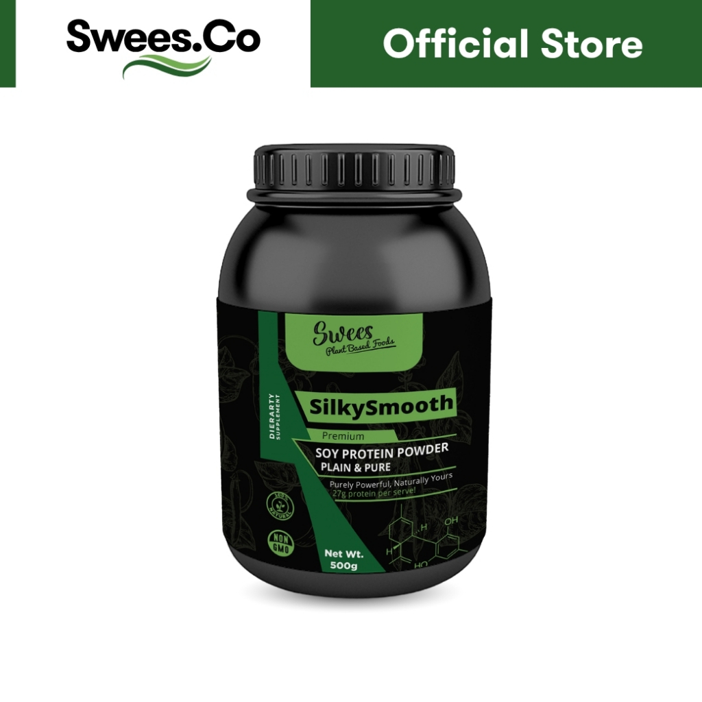 โปรตีนถั่วเหลือง โปรตีนพืช 100% พรีเมียม Soy Protein Powder (Silky Smooth Soy Protein Powder) Vegan Protein