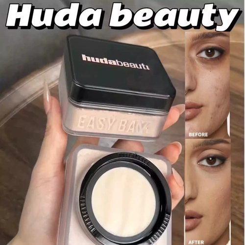 Huda Beauty Easy Bake Loose Powder 20g แป้งฝุ่นเซ็ตเมคอัพ คุมมัน เบลอรูขุมขน เนียนฟุ้ง ติดทน เลือกสีได้