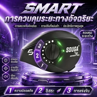 SOUGA รอกเบท DC ป้องกันสายพัน เฟือง 7.1:1 แรงดึง 15KG สปูลเบา 11.7g ขว้างเหยื่อ 0.8g มีเสียงเตือน น้ำจืด/น้ำเค็ม