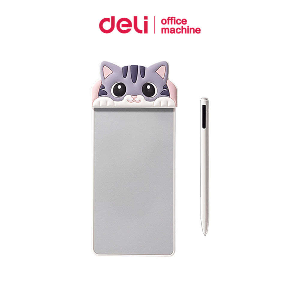 Deli กระดานไวท์บอร์ดแม่เหล็ก กระดานจดโน้ต ติดตู้เย็น เส้นคมชัด เขียนลบได้ 77×168มม. Magic Whiteboard