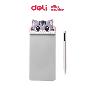 Deli กระดานไวท์บอร์ดแม่เหล็ก กระดานจดโน้ต ติดตู้เย็น เส้นคมชัด เขียนลบได้ 77×168มม. Magic Whiteboard