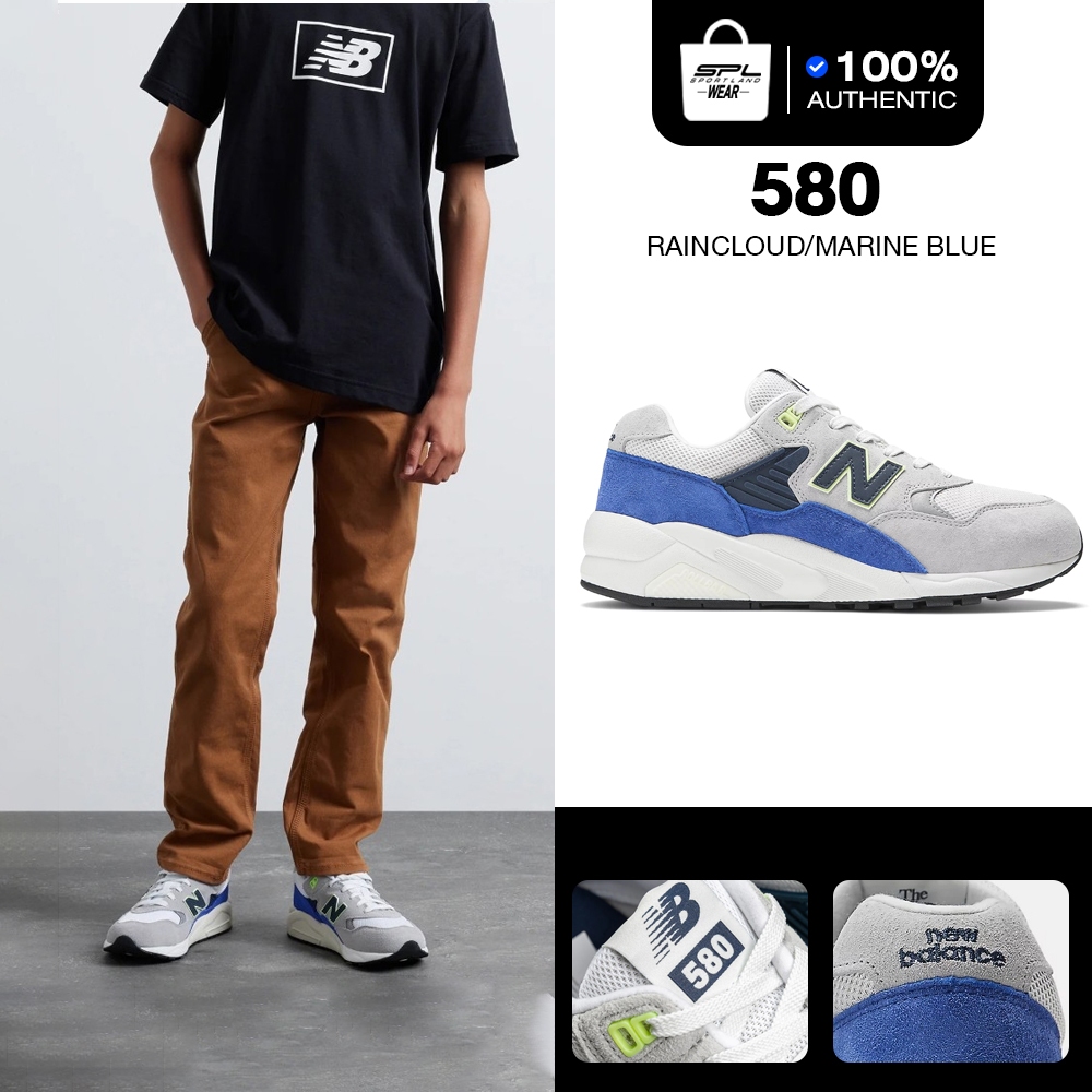 New Balance นิวบาลานซ์ รองเท้าผ้าใบ รองเท้าแฟชั่น NB M 580 Raincloud Blue MT580WT2 (5800)