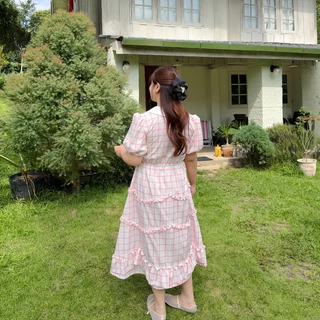 (❤️อกถึง 50") Salute Dress เดรสสาวอวบ ชุดสาวอวบ