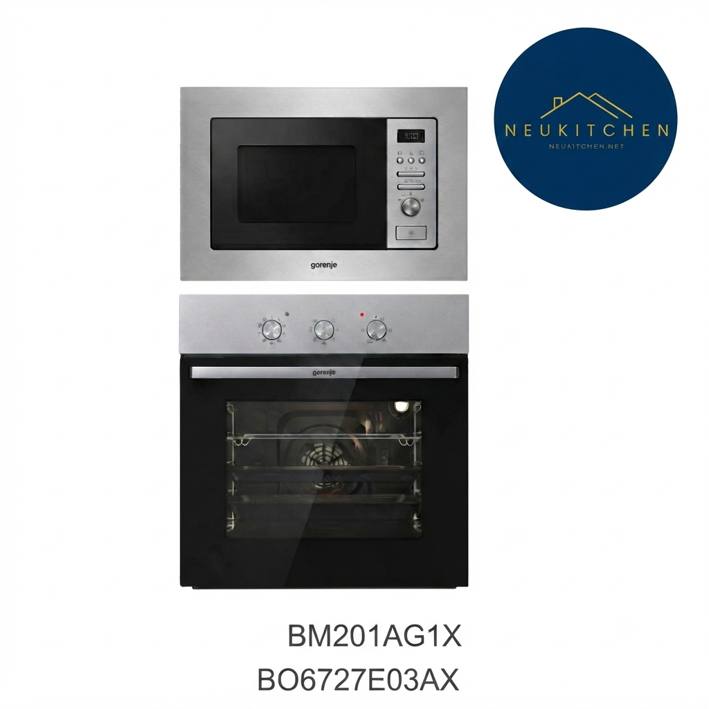 Gorenje SET เตาอบ BO6727E03AX + ไมโครเวฟ BM201AG1X (BO6727E03AX+BM201AG1X)