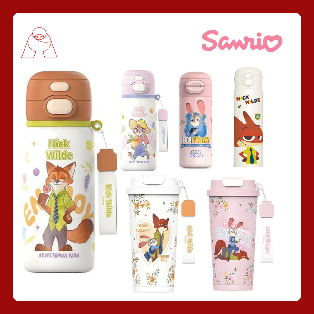 Tumbler Zoo Topia Comfort Double Drink กระบอกน้ำสแตนเลส(SUS316)
