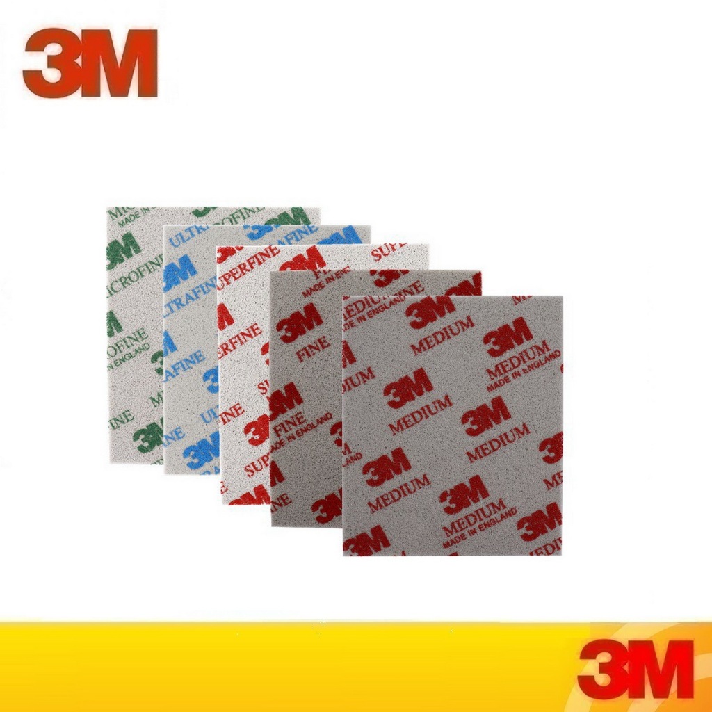 3m ฟองน้ำกระดาษทราย (1 แผ่น) Soft Sanding Sponge