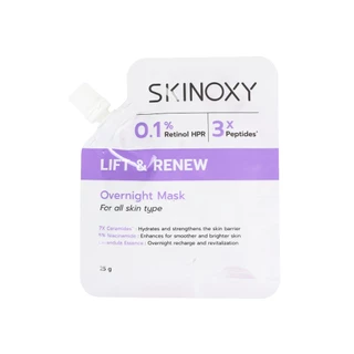 Rikiriki SKINOXY Overnight Mask มาส์กบำรุงผิวหน้า ขนาด 25g. ตอบโจทย์ทุกปัญหาผิว