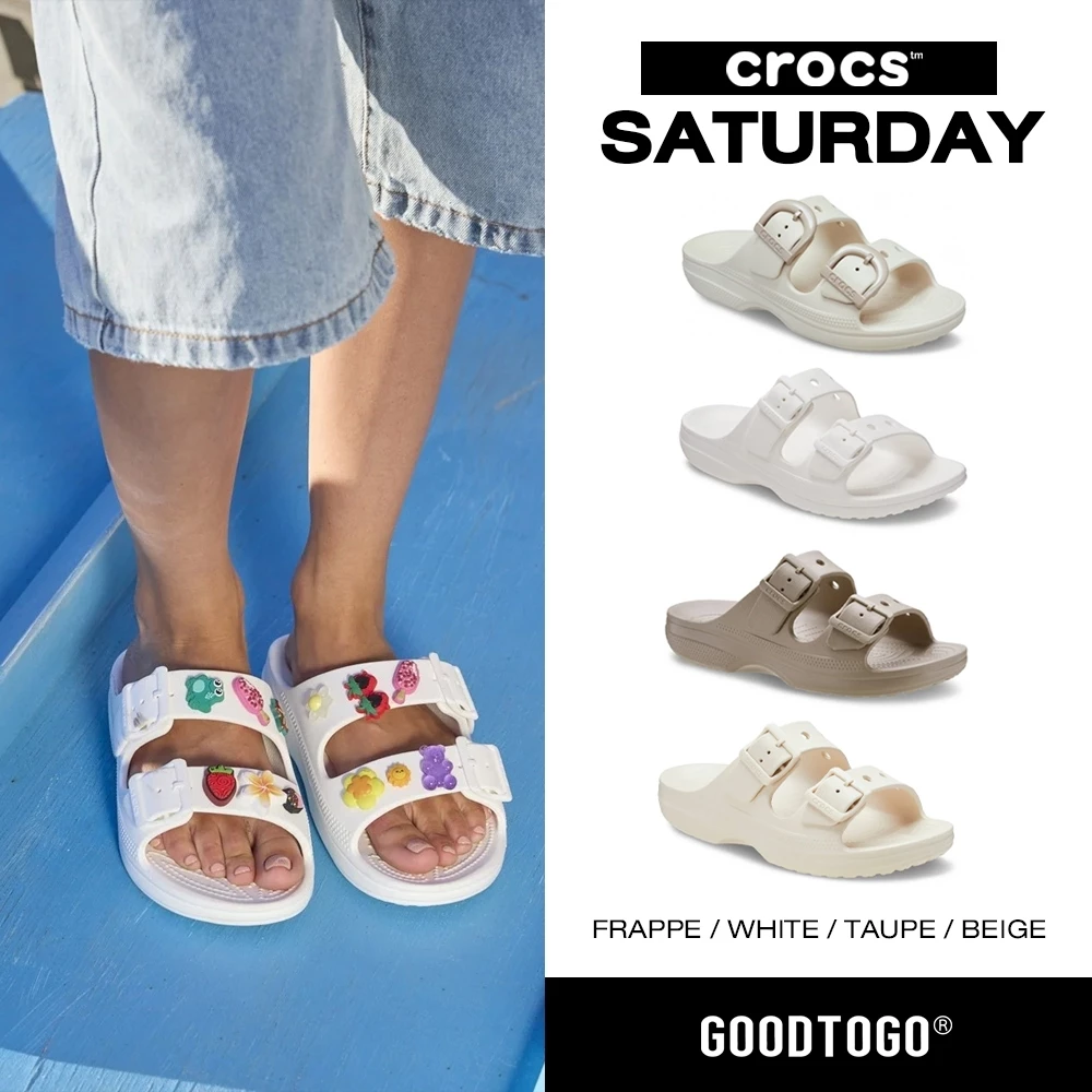 Crocs รองเท้าแตะ Saturday Sandal รุ่น 213586-2MC / 213586-100 / 213586-214 / 212867-2MC