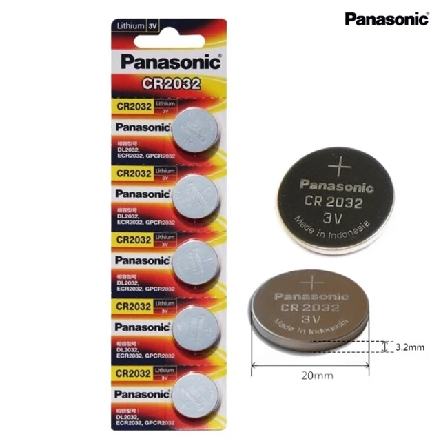 ถ่านกระดุม CR2032 3V Lithium Battery (1 Pack มี 5 ก้อน)