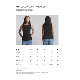 AMR DE SAISON ( AIMER ) - AMR Scoop Neck Tank Vest