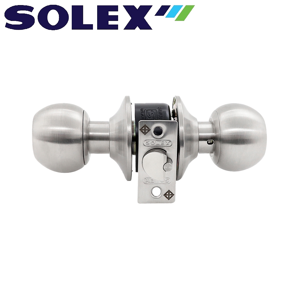 SOLEX ลูกบิดสแตนเลส SUS304 No.600SS ห้องทั่วไปมีกุญแจ (มอก.)