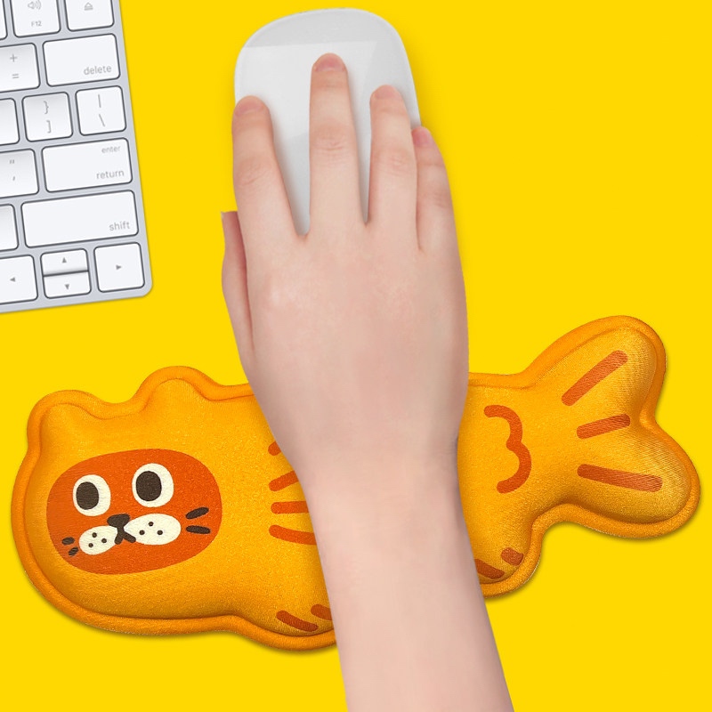 (พร้อมส่ง) OIA - Taiyaki Cat Wrist Pad - แผ่นรองข้อมือปลาเหมียวไทยากิ