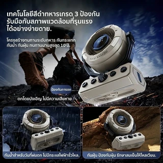 Remax พัดลมแคมป์ปิ้ง ไร้สาย ชาร์จแบต 20000mAh พกพา ไร้สาย Table Camping Fan ควบคุมด้วยรีโมทระดับพร้อมไฟ LED