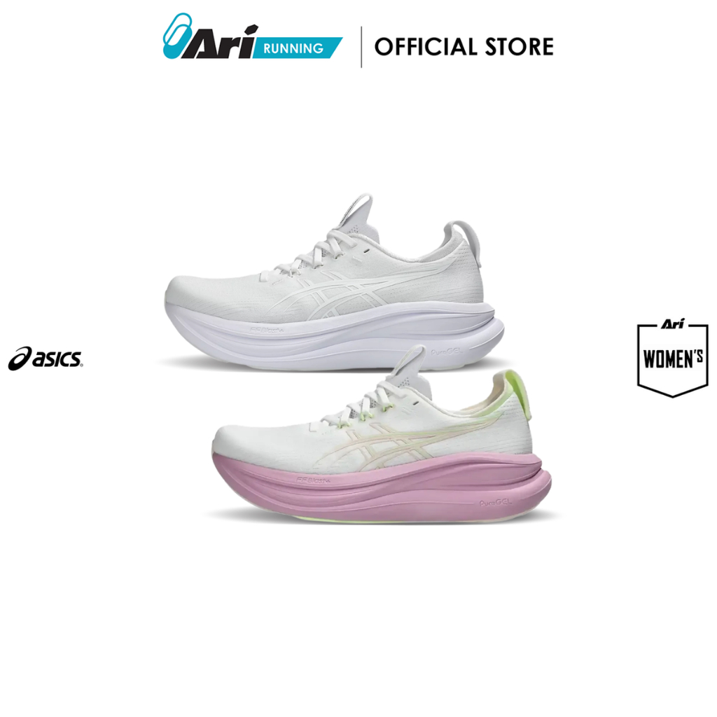 ASICS W GEL NIMBUS 28 WIDE - รองเท้าวิ่ง ผู้หญิง GEL NIMBUS 28 (ARIRN)