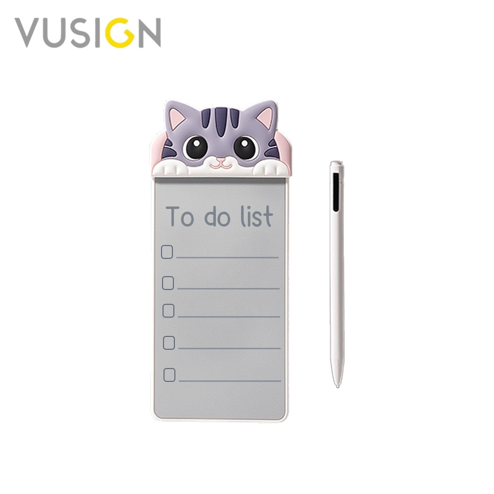 Vusign กระดานเขียนแบบไร้หมึก ไวท์บอร์ดแม่เหล็ก รูปการ์ตูน พกพาสะดวก เบา แถมฟรีปากกา Magic Whiteboard