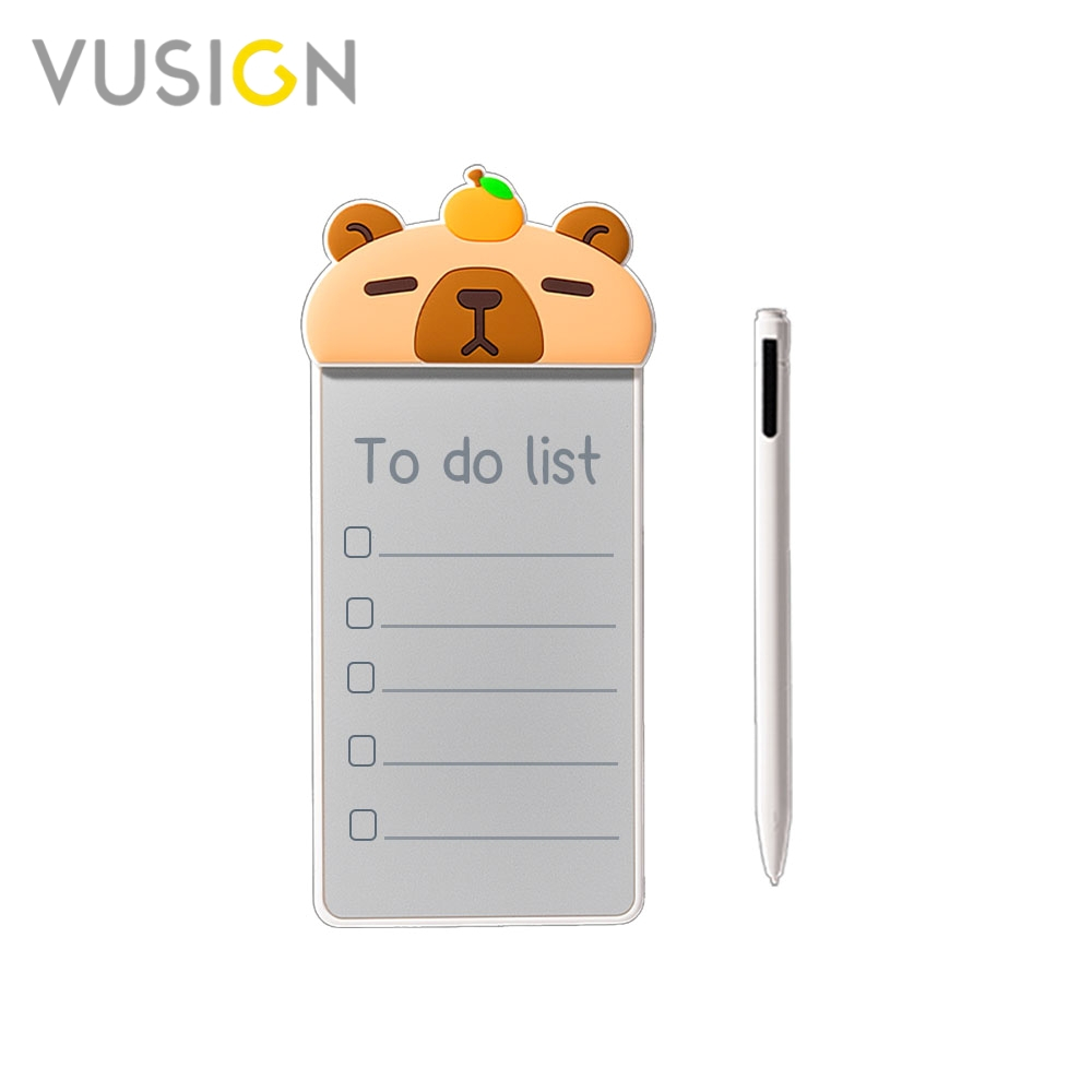 Vusign ไวท์บอร์ดแม่เหล็ก กระดานเขียนแบบไร้หมึก ลายการ์ตูน เส้นชัด เบาพกพาสะดวก Magic Whiteboard
