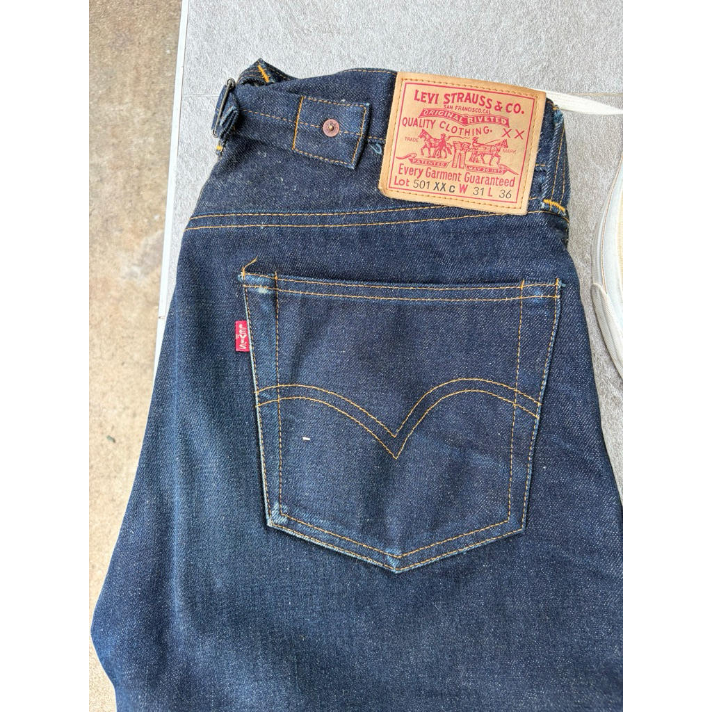 LVC 1937 501XXc Made in USA กระดุม 555