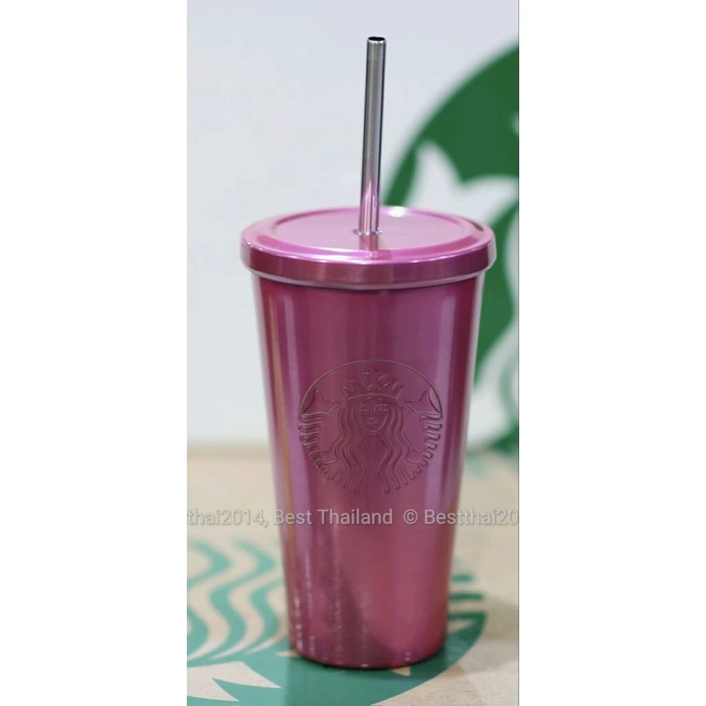 แก้วสะสมสตาร์บัค แก้วโคลคัพ Starbuck Cold cup stainless 16 oz thumbnail 4