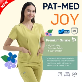 PAT-MED Scrubs Sets Top & Pants for Female รุ่น JOY ชุดสครับแพทย์ พยาบาล (ไม่รวมปักชื่อ)