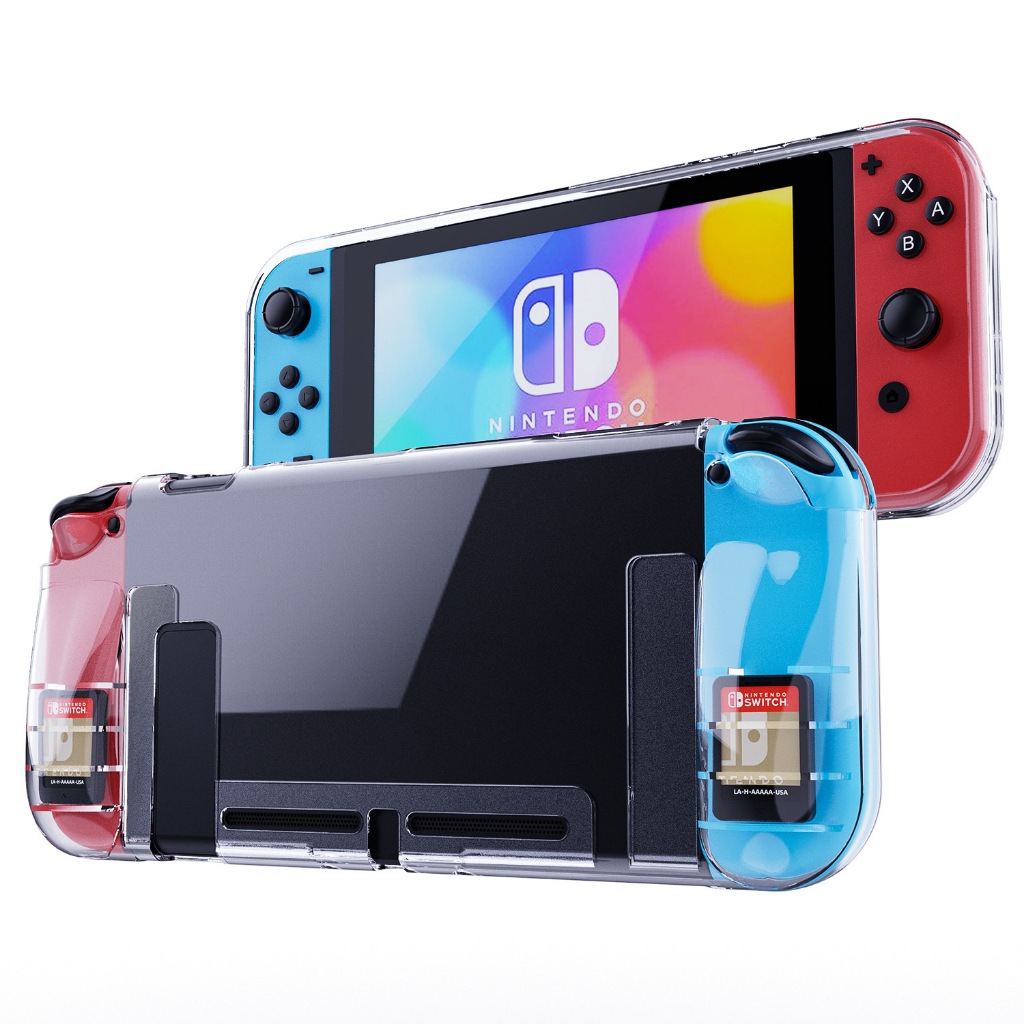 เคสป้องกันแบบใส ทำจาก TPU นุ่ม เหมาะสำหรับเครื่องเกม Nintendo Switch รุ่นแรก ป้องกันการตกกระแทก