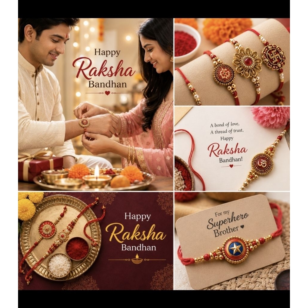 rakhi rakshabandhan rakhri holy thread from indiaRakhi Raksha Bandhan Rakhi ด้ายศักดิ์สิทธิ์จากอินเดีย