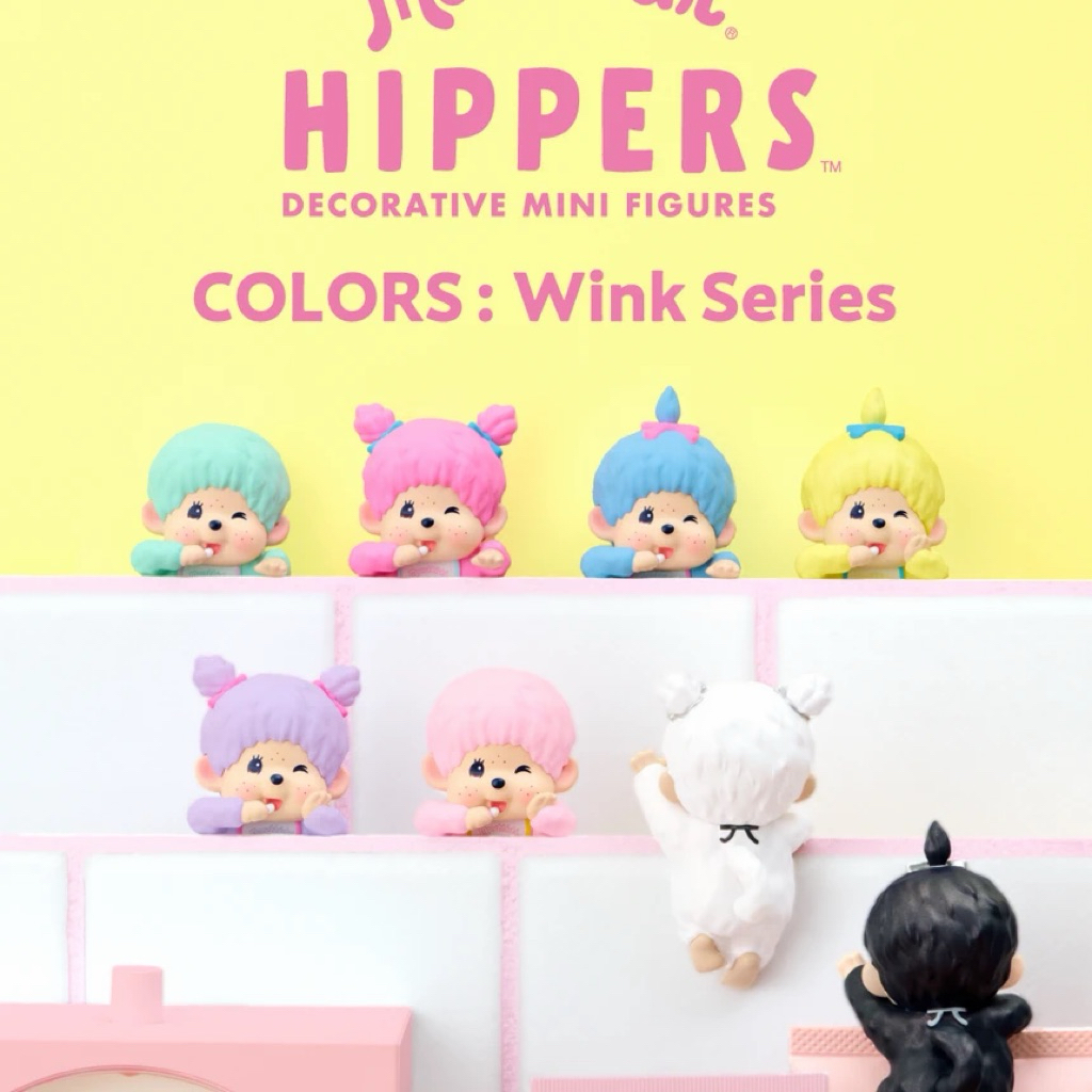 Monchhichi Hipper Colors wink series