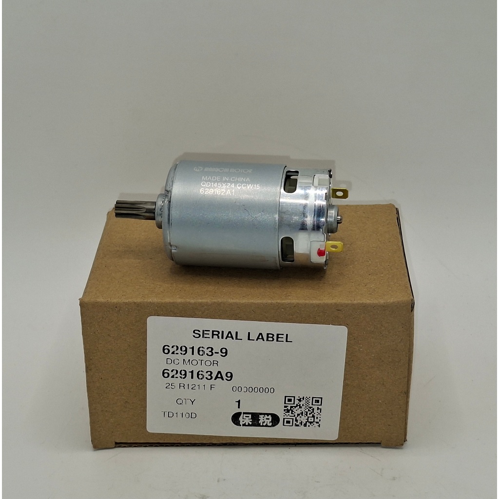 Makita อะไหล่มอเตอร์ สว่านไร้สาย ใช้กับรุ่น TD110D TD090D (629163-9) อะไหล่แท้