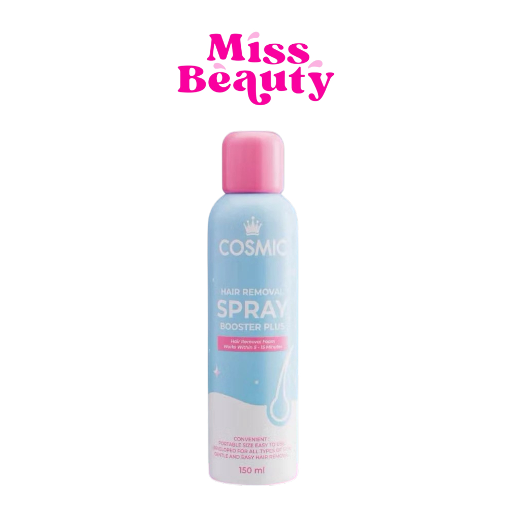 (ขวดสเปรย์) Cosmic Hair Remover Spray Booster Plus คอสมิค แฮร์ รีมูฟวอล สเปรย์ บูสเตอร์ พลัส มูสกำจัดขน 150 มล.