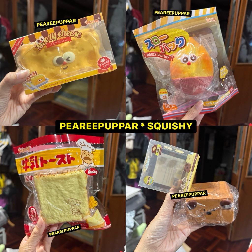 * พร้อมส่ง 🇹🇭 New MOOZY/CHAMELEON/HACHIMI SQUISHY สกุชชี่สุดคิ้วท์ นุ่ม สโลว์ *