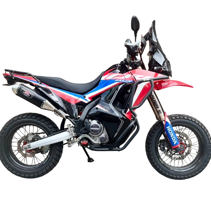 แคชบาร์ชุดเต็ม CRF300Rally งานคัสตอมตรงรุ่น ล้มซ่อมได้ | KMO RACK BAR CUSTOM