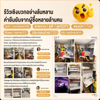 MMY โต๊ะทำงาน โต๊ะคอมพิวเตอร์ 140/120/100/80CM พร้อมชั้นเก็บของ ขาโต๊ะเสริมรูปตัว K ติดตั้งง่าย Desk