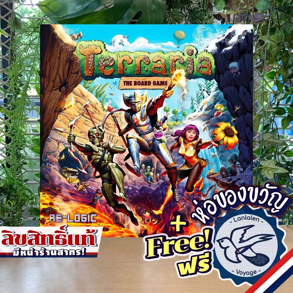 Terraria the Board Game / Boss Miniatures / Wooden Character / Deluxe Player Mat [Boardgame]