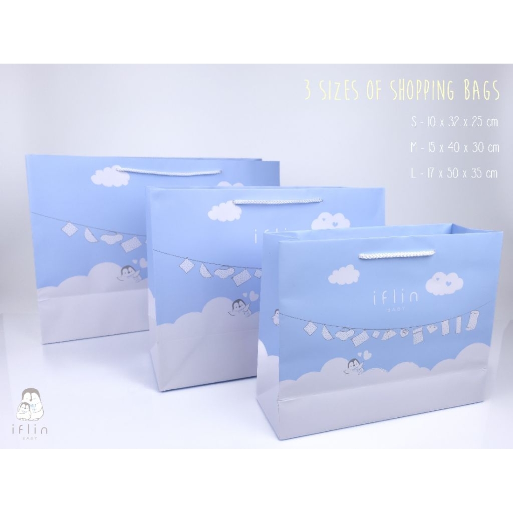 Iflin Baby - ถุงกระดาษ Shopping Bag - มี 3 ไซส์